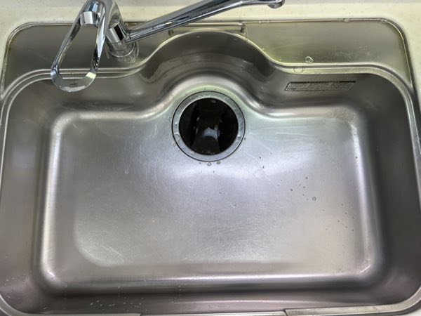 水廻り再生コーティング 施工前 キッチンシンク